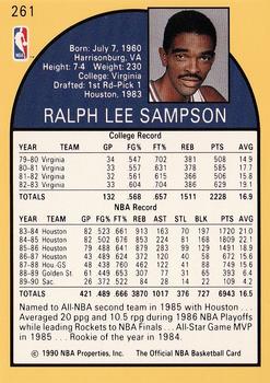 1990-91 Hoops #261 Ralph Sampson Back