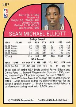 1990-91 Hoops #267 Sean Elliott Back