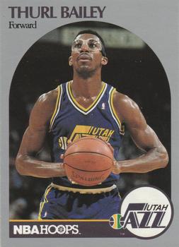 1990-91 Hoops #285 Thurl Bailey Front