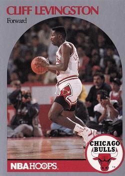 1990-91 Hoops #405 Cliff Levingston Front