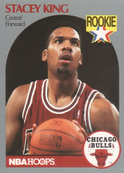 1990-91 Hoops #66 Stacey King Front