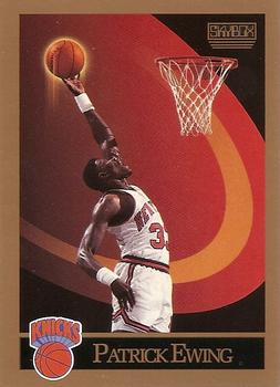 1990-91 SkyBox #187 Patrick Ewing Front