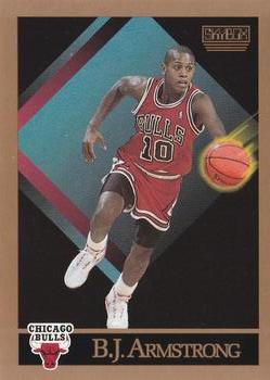 1990-91 SkyBox #37 B.J. Armstrong Front