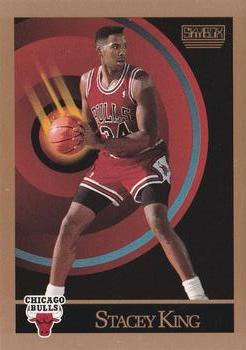 1990-91 SkyBox #42 Stacey King Front