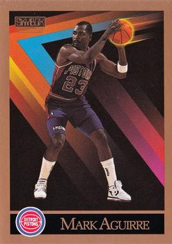 1990-91 SkyBox #82 Mark Aguirre Front