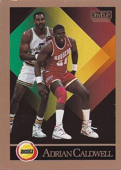 1990-91 SkyBox #106 Adrian Caldwell Front