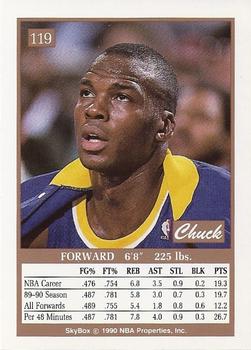 1990-91 SkyBox #119 Chuck Person Back