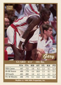 1990-91 SkyBox #127 Gary Grant Back