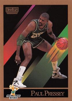 1990-91 SkyBox #163 Paul Pressey Front