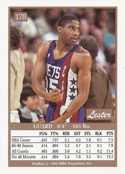 1990-91 SkyBox #178 Lester Conner Back