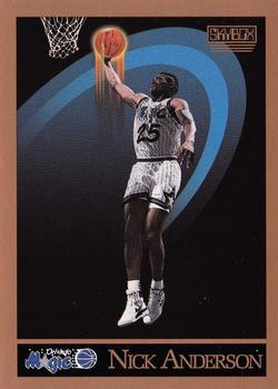 1990-91 SkyBox #199 Nick Anderson Front