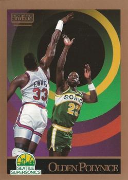 1990-91 SkyBox #272 Olden Polynice Front