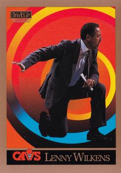 1990-91 SkyBox #305 Lenny Wilkens Front