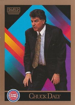 1990-91 SkyBox #308 Chuck Daly Front