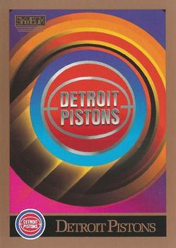 1990-91 SkyBox #335 Detroit Pistons Front