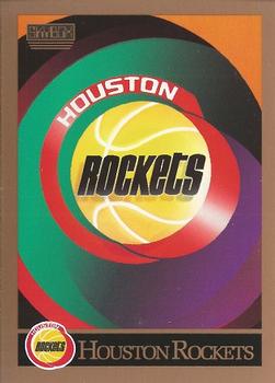 1990-91 SkyBox #337 Houston Rockets Front