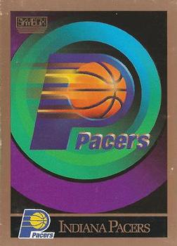 1990-91 SkyBox #338 Indiana Pacers Front