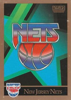 1990-91 SkyBox #344 New Jersey Nets Front