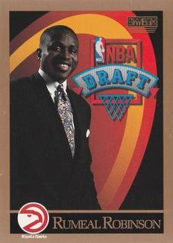 1990-91 SkyBox #355 Rumeal Robinson Front