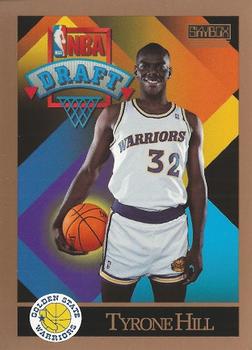 1990-91 SkyBox #358 Tyrone Hill Front