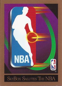1990-91 SkyBox #NNO SkyBox Salutes the NBA Front