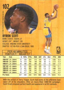 1991-92 Fleer #102 Byron Scott Back