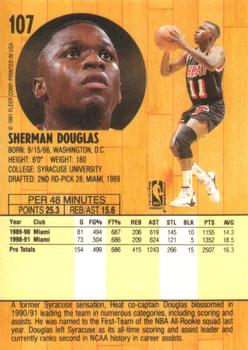 1991-92 Fleer #107 Sherman Douglas Back