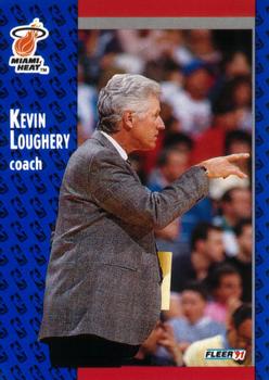 1991-92 Fleer #110 Kevin Loughery Front