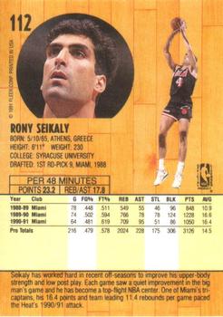 1991-92 Fleer #112 Rony Seikaly Back
