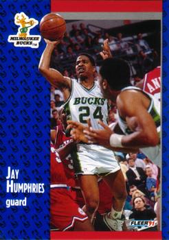 1991-92 Fleer #116 Jay Humphries Front