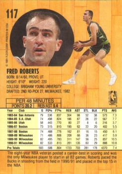 1991-92 Fleer #117 Fred Roberts Back