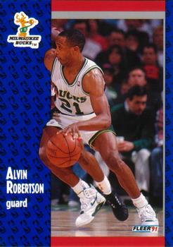 1991-92 Fleer #118 Alvin Robertson Front