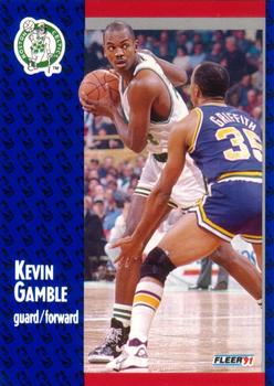 1991-92 Fleer #11 Kevin Gamble Front