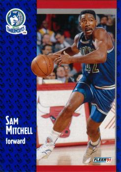 1991-92 Fleer #123 Sam Mitchell Front