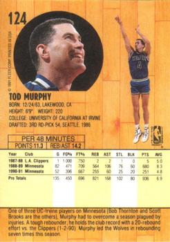 1991-92 Fleer #124 Tod Murphy Back