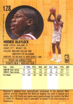 1991-92 Fleer #128 Mookie Blaylock Back