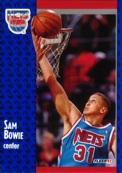 1991-92 Fleer #129 Sam Bowie Front