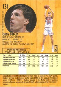 1991-92 Fleer #131 Chris Dudley Back