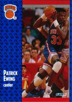 1991-92 Fleer #136 Patrick Ewing Front