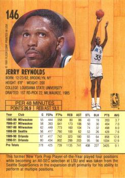 1991-92 Fleer #146 Jerry Reynolds Back