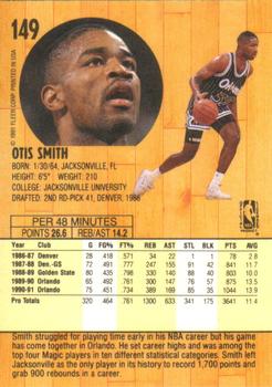 1991-92 Fleer #149 Otis Smith Back