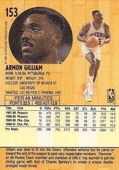 1991-92 Fleer #153 Armon Gilliam Back