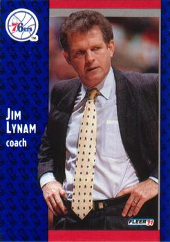1991-92 Fleer #155 Jim Lynam Front