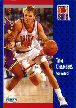 1991-92 Fleer #158 Tom Chambers Front