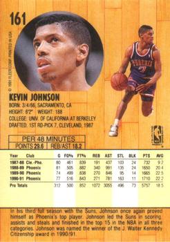 1991-92 Fleer #161 Kevin Johnson Back