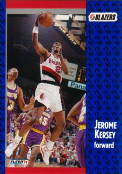 1991-92 Fleer #170 Jerome Kersey Front