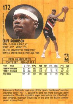 1991-92 Fleer #172 Cliff Robinson Back