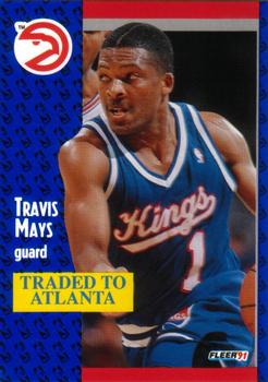 1991-92 Fleer #177 Travis Mays Front