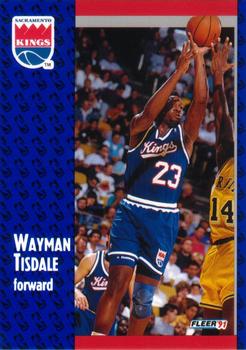 1991-92 Fleer #181 Wayman Tisdale Front