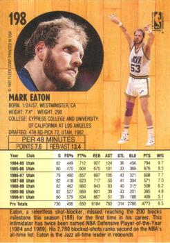 1991-92 Fleer #198 Mark Eaton Back